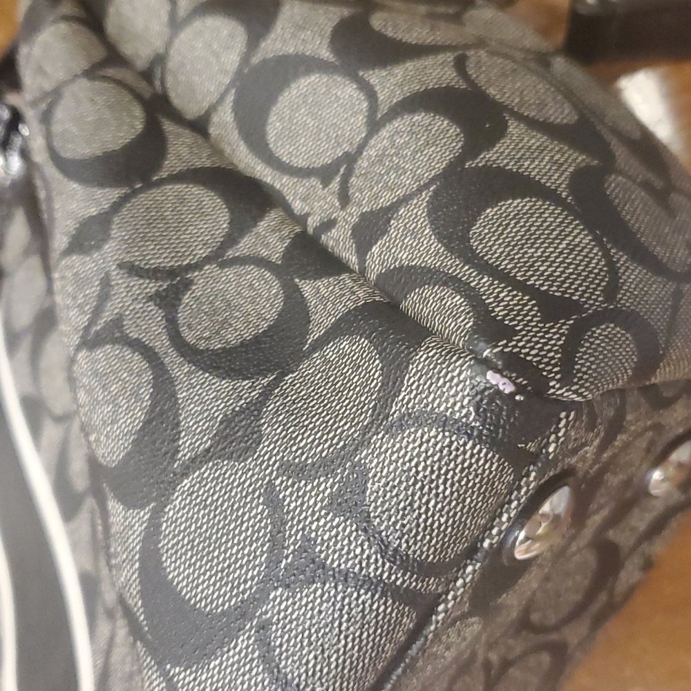 Coach Signature PVC Satchel - Picture 4 of 6